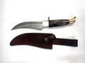 Chipaway Cutlery: 13 Overall Length Hunting Knife with Leather Sheath