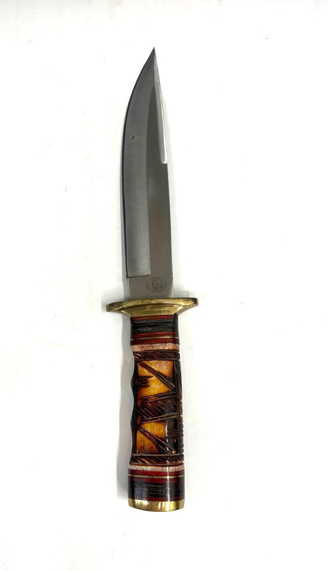 Chipaway Cutlery 12” Hunting Knive with Leather Sheath